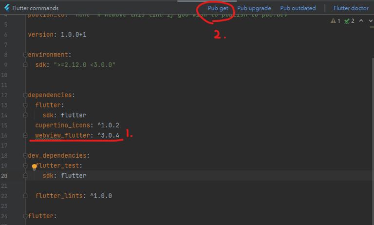 Flutter開啟網頁WebView官方套件 | 微努力